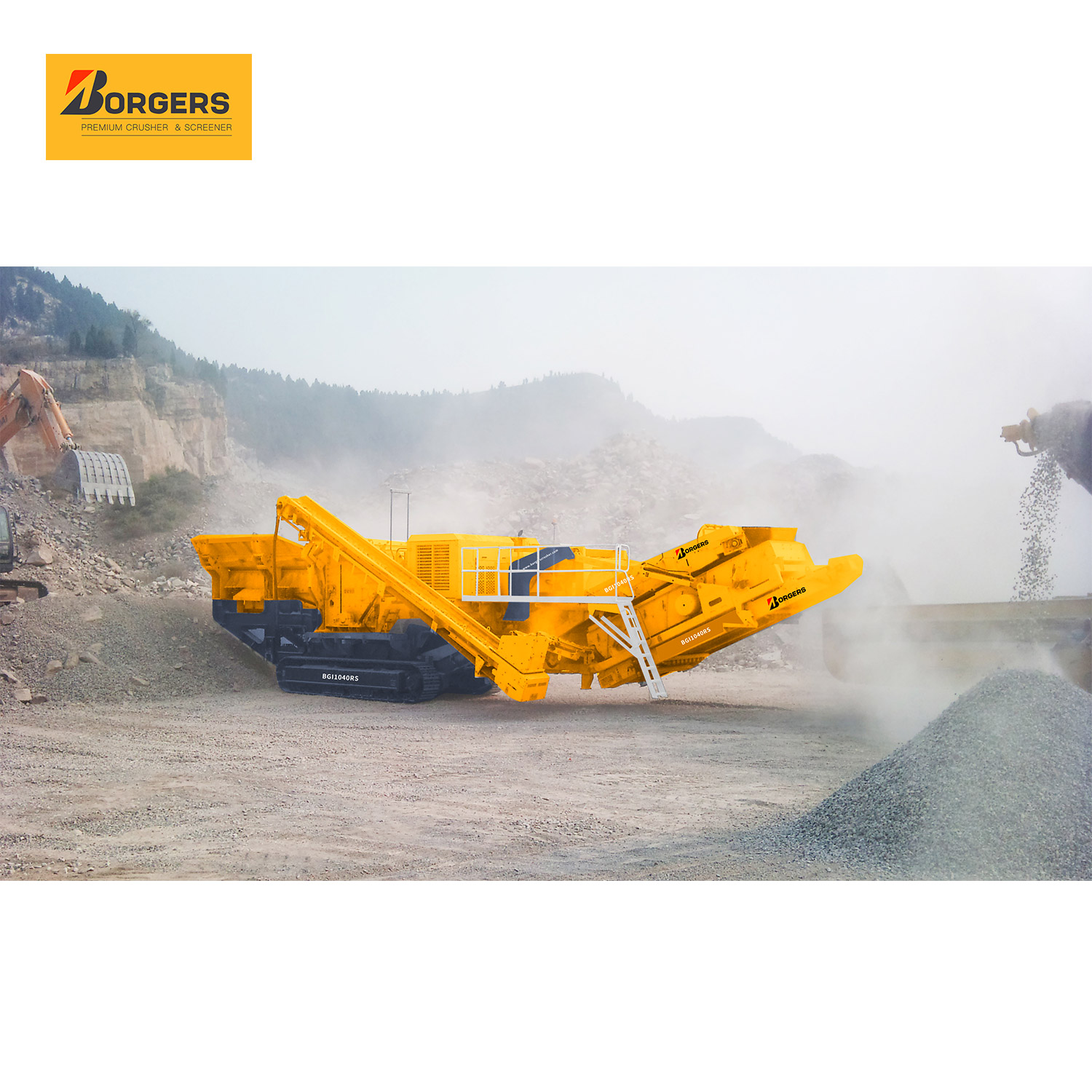 Heavy Duty Mobile Tracked Impact Crusher