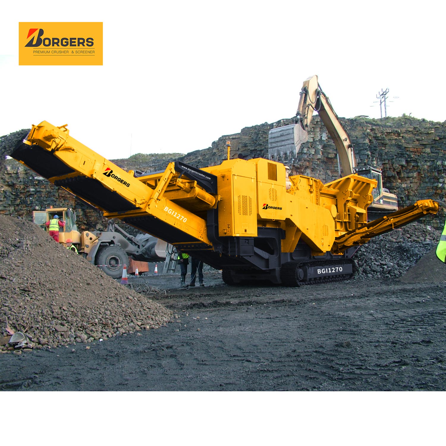 tracked impact crusher factory