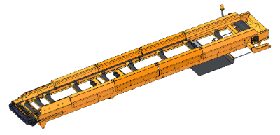 800mm wide varialbe speed belt feeder