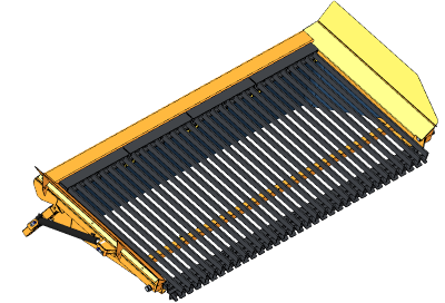 102mm remote control hydraulic tipping reject grid