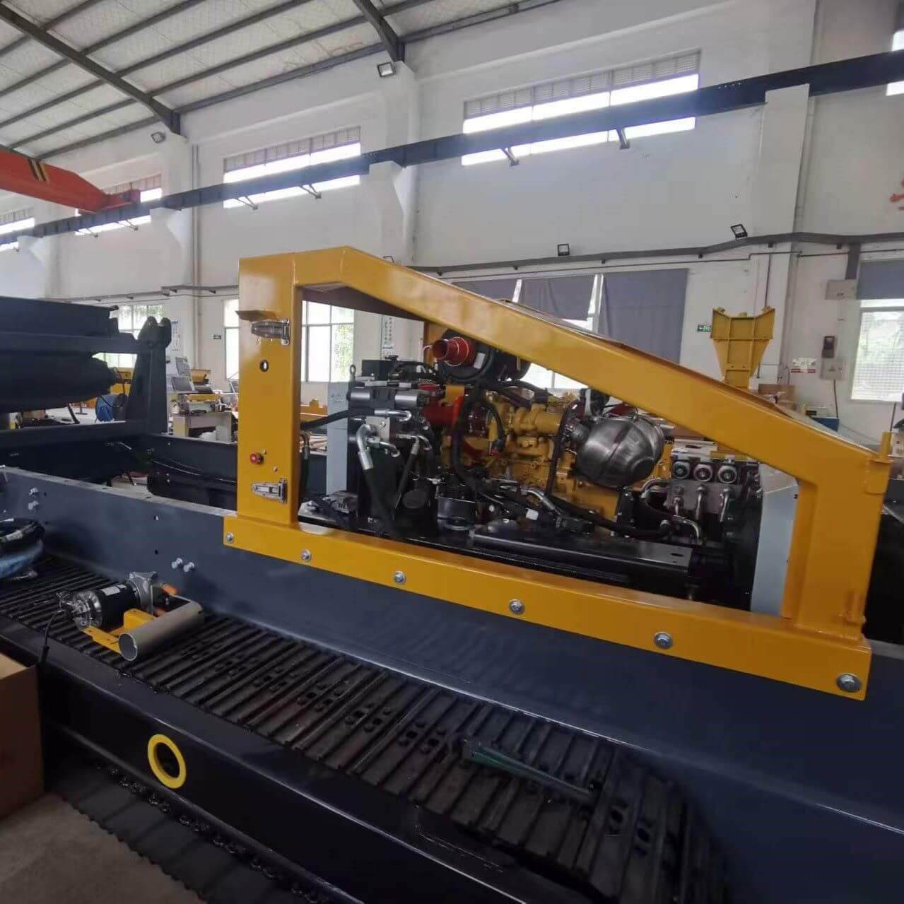 The Assembly process of Mobile Heavy-duty Incline Screener BGS4200